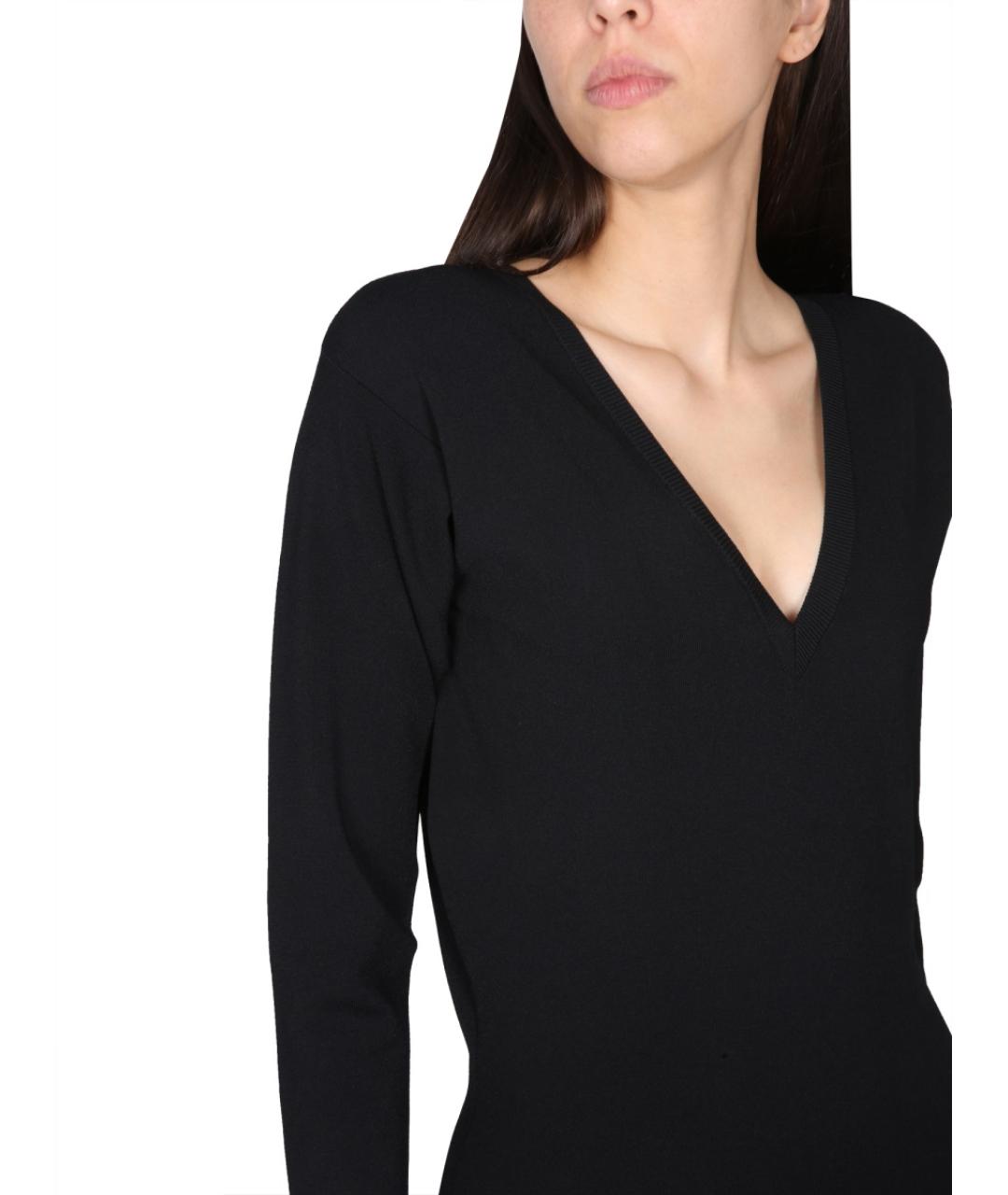 STELLA MCCARTNEY Черное вискозное повседневное платье, фото 5