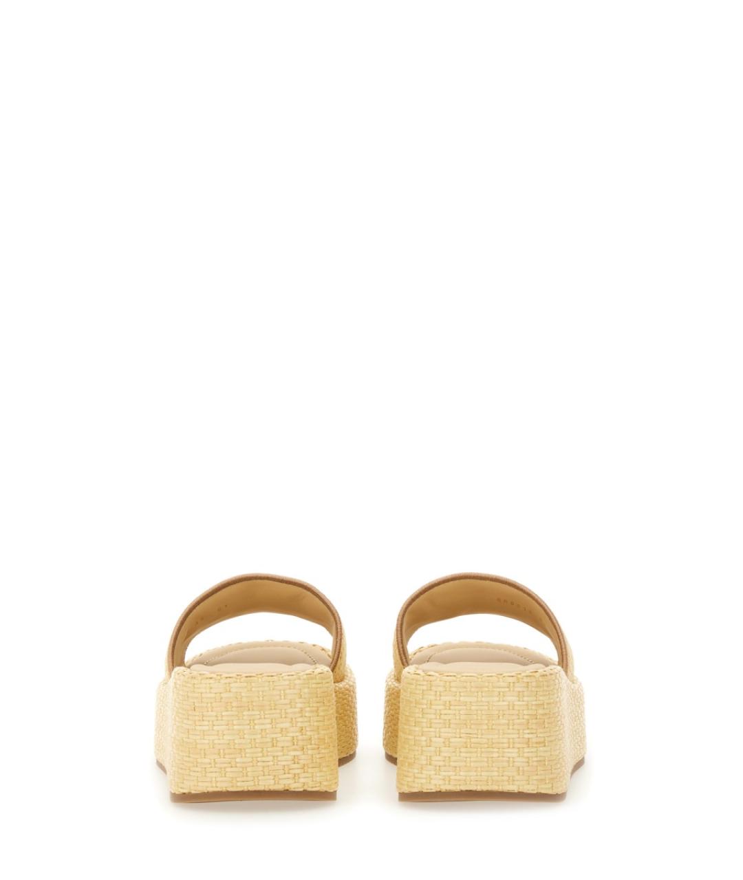 FENDI Бежевые шлепанцы, фото 3