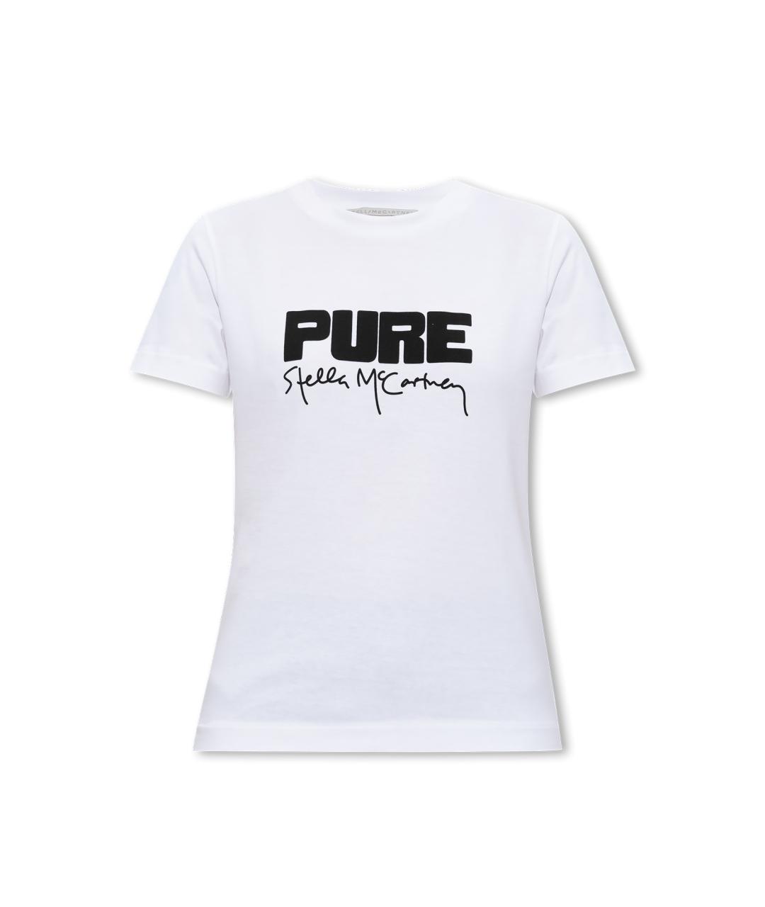 STELLA MCCARTNEY Белая хлопковая футболка, фото 1