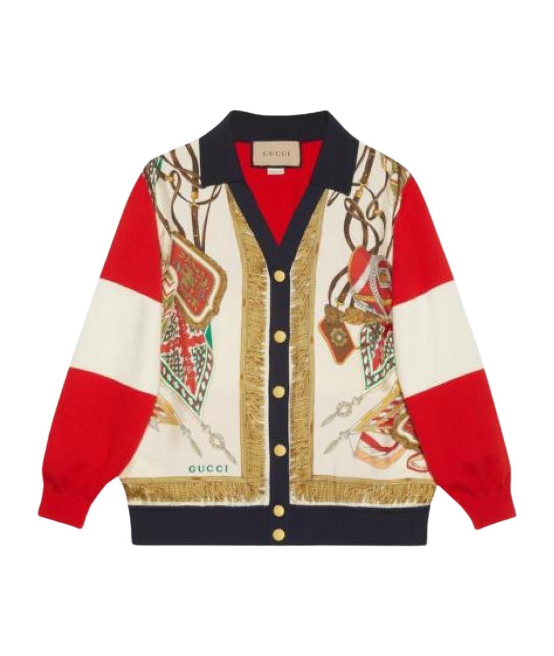 GUCCI Мульти шерстяной джемпер / свитер, фото 1