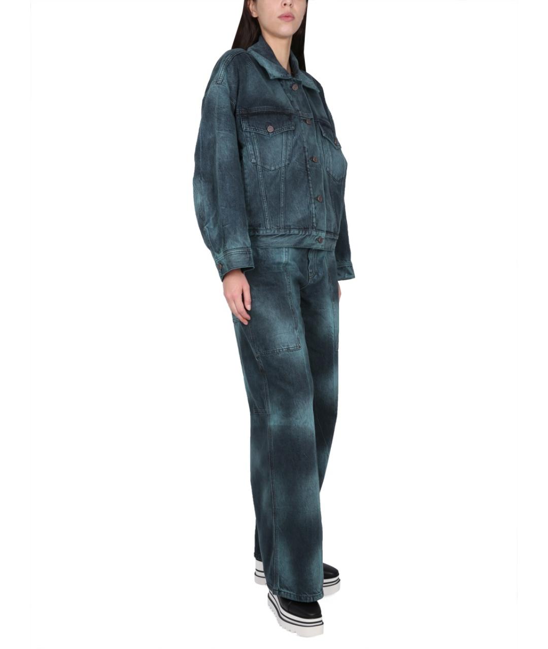 STELLA MCCARTNEY Синяя хлопковая куртка, фото 3