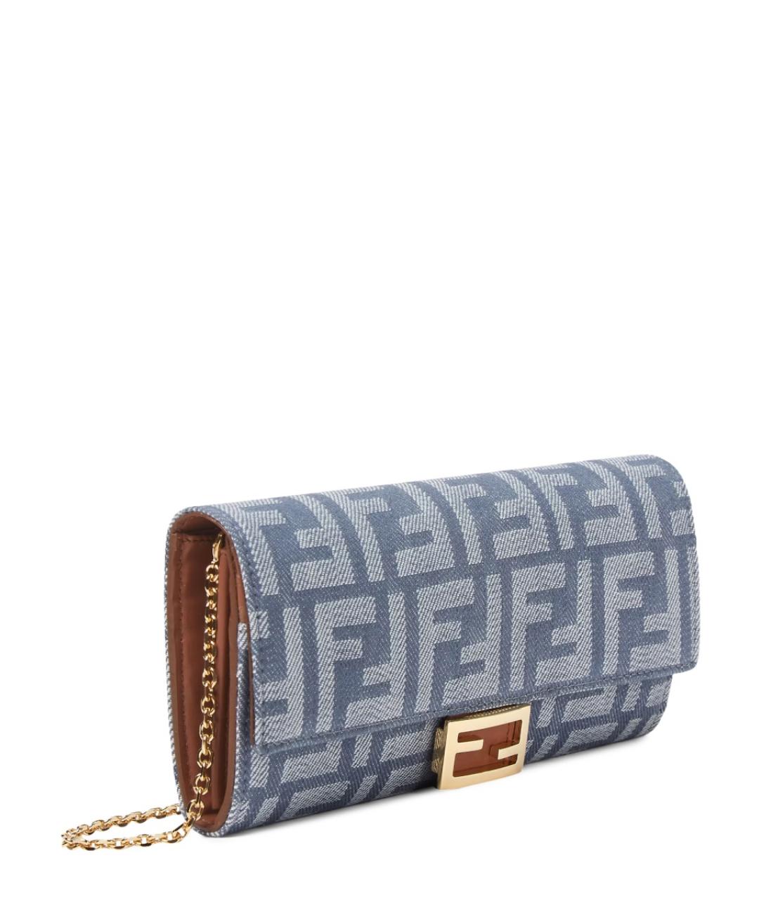 FENDI Синий кошелек, фото 2