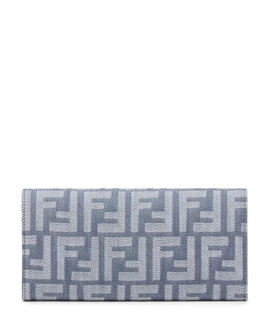 FENDI Синий кошелек, фото 3