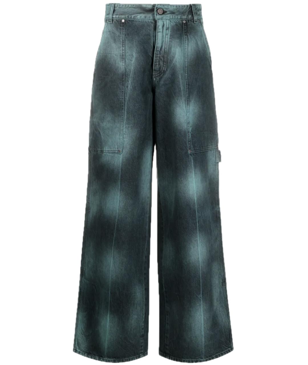 STELLA MCCARTNEY Зеленые прямые джинсы, фото 1