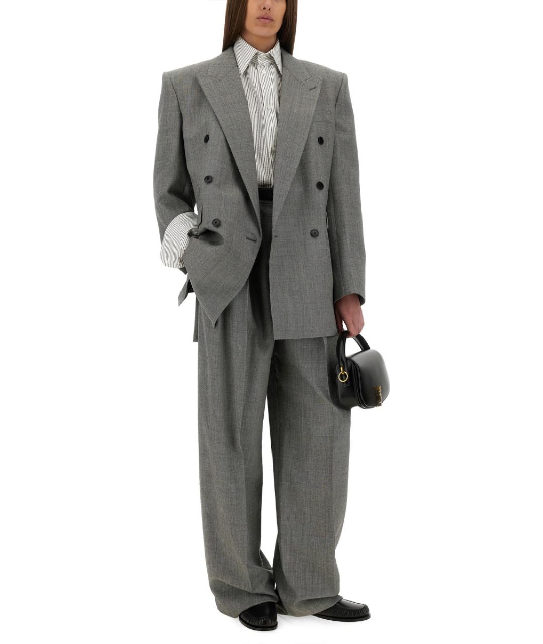 SAINT LAURENT Мульти хлопковая рубашка, фото 3