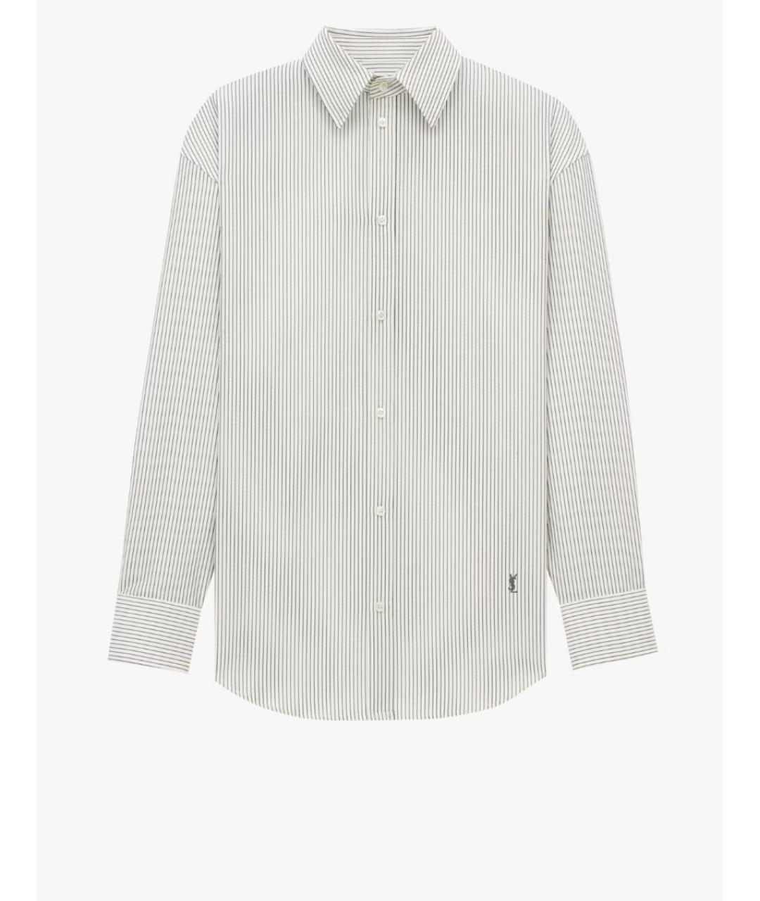 SAINT LAURENT Мульти хлопковая рубашка, фото 6