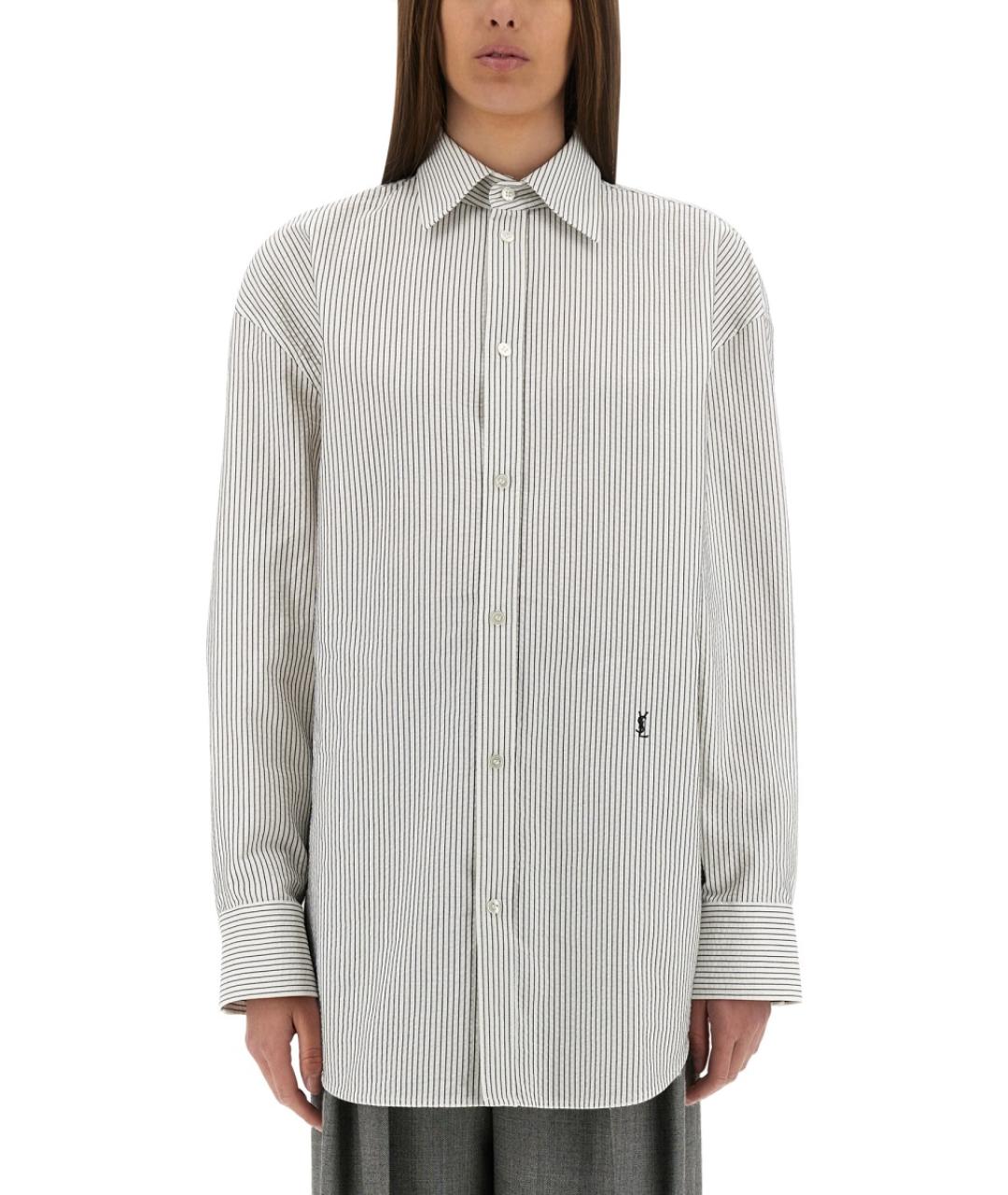 SAINT LAURENT Мульти хлопковая рубашка, фото 2