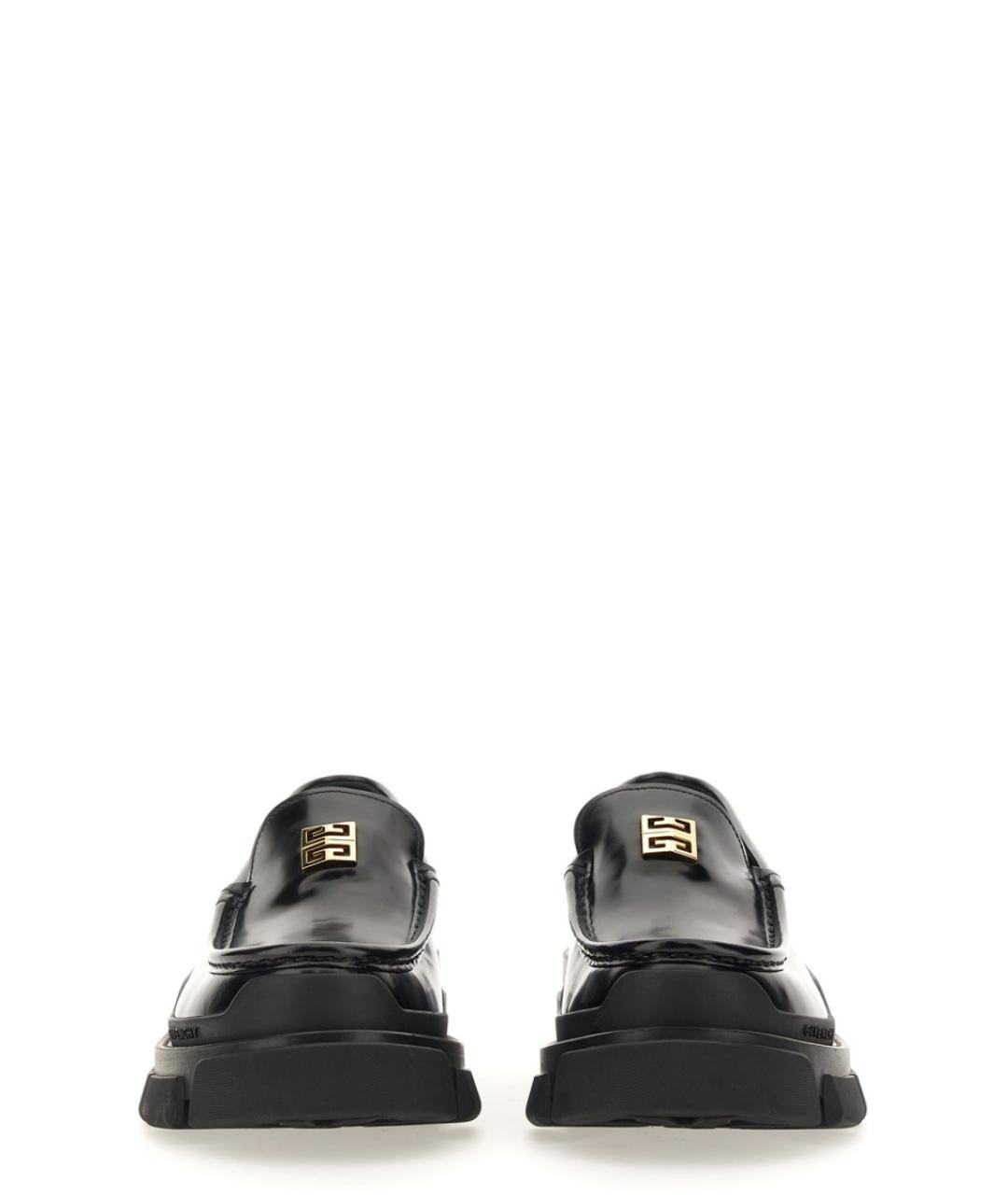 GIVENCHY Черные кожаные лоферы, фото 2