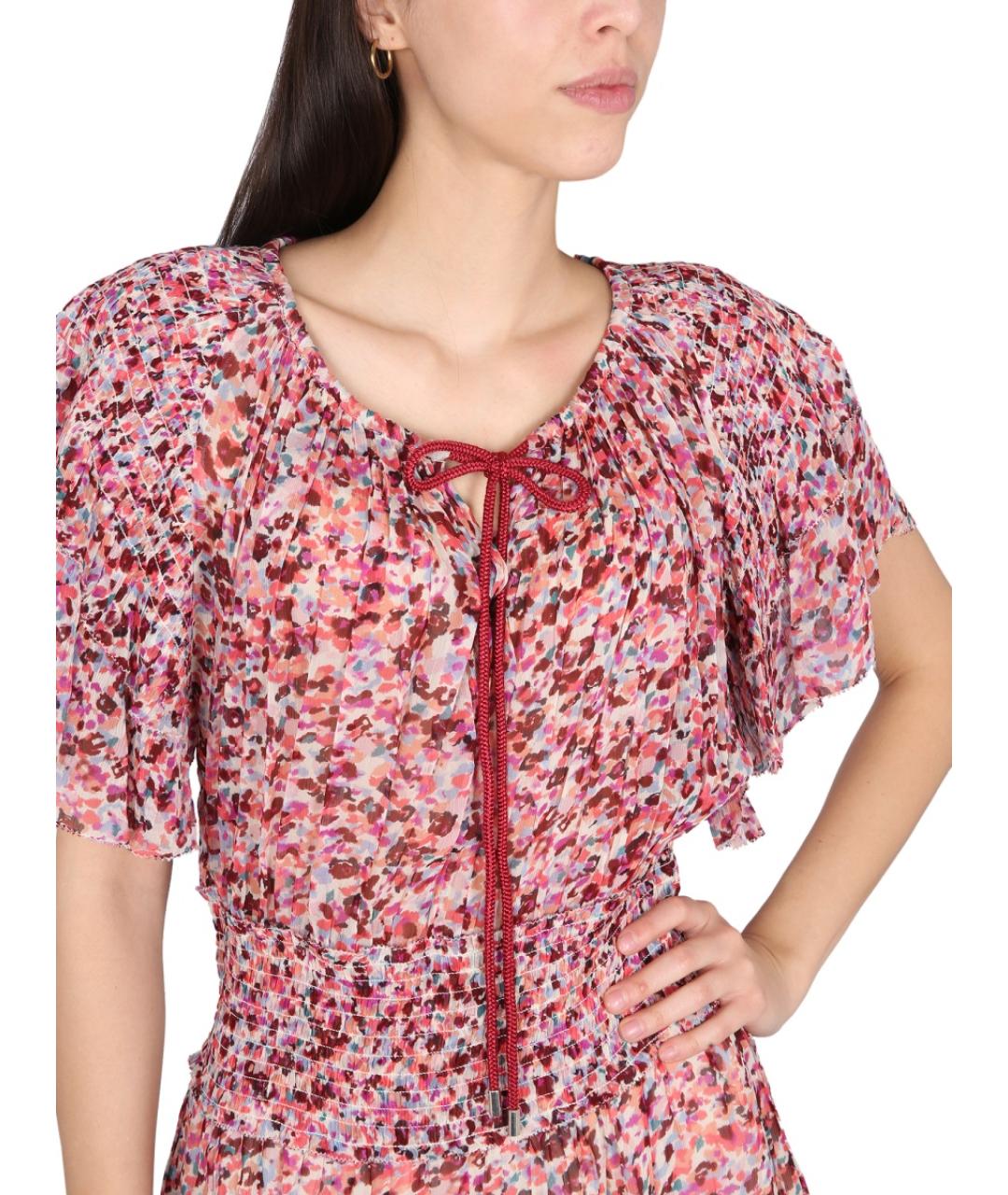 ISABEL MARANT ETOILE Мульти вискозное повседневное платье, фото 5
