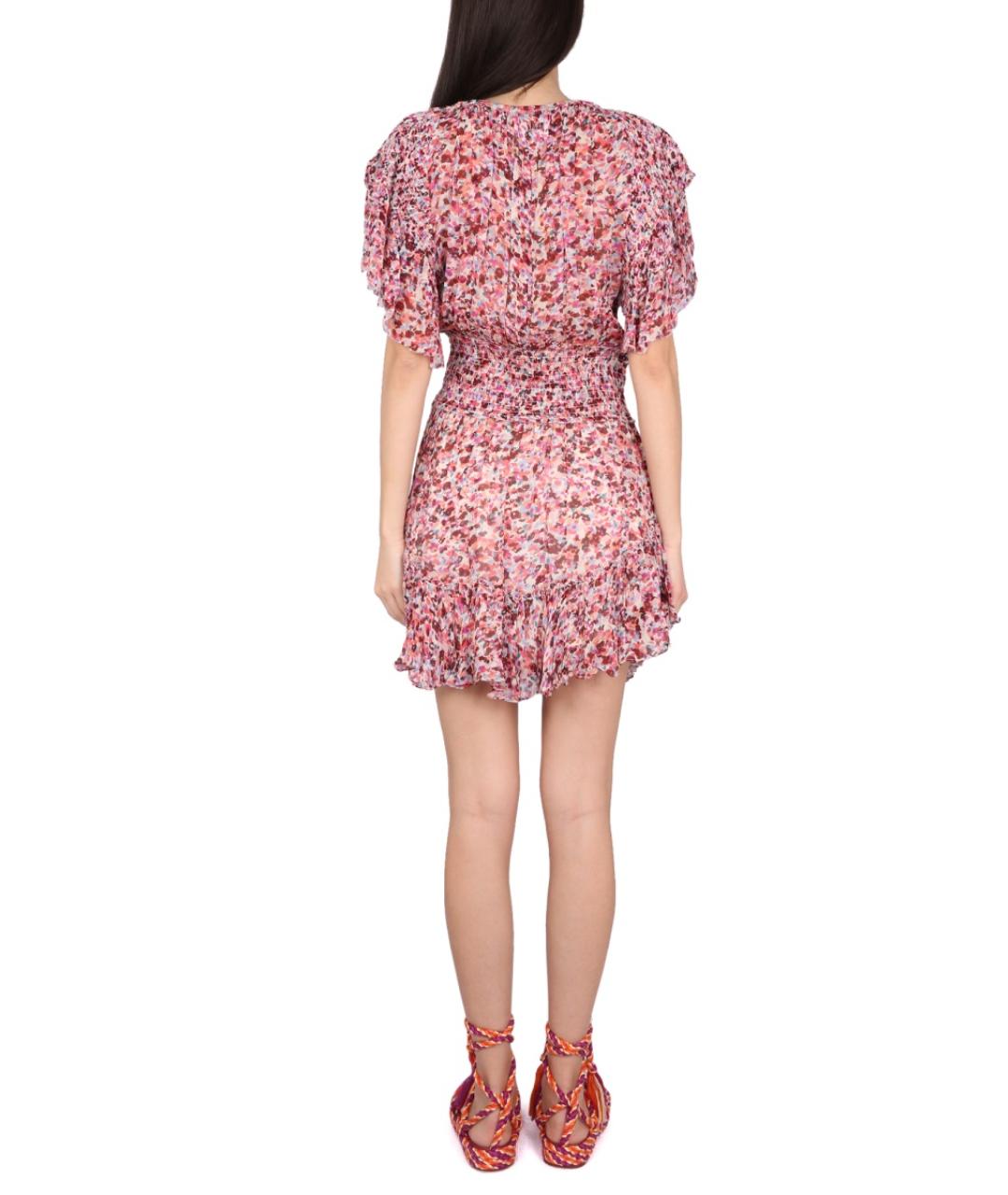 ISABEL MARANT ETOILE Мульти вискозное повседневное платье, фото 4