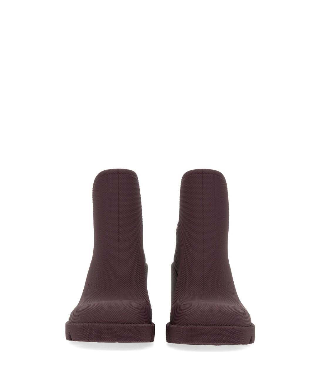 BURBERRY Бордовые ботинки, фото 4
