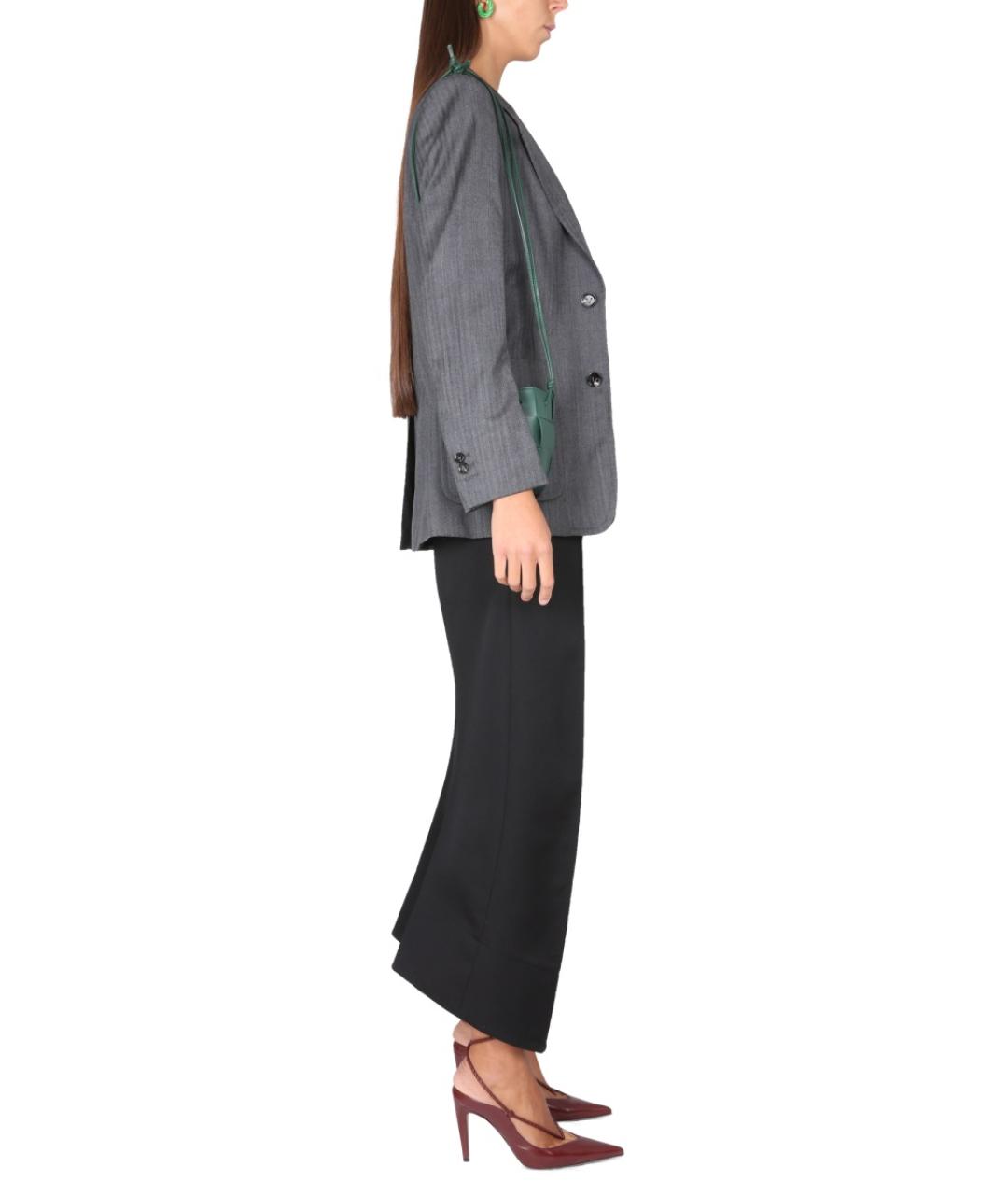 BOTTEGA VENETA Серый шерстяной жакет/пиджак, фото 3