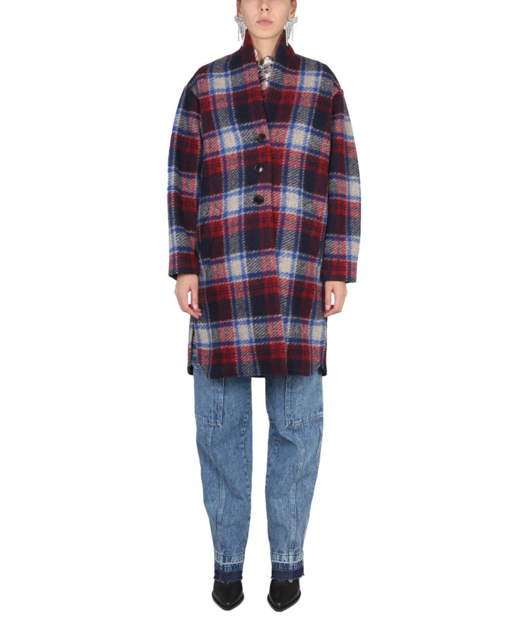 ISABEL MARANT ETOILE Мульти полиэстеровый тренч/плащ, фото 2