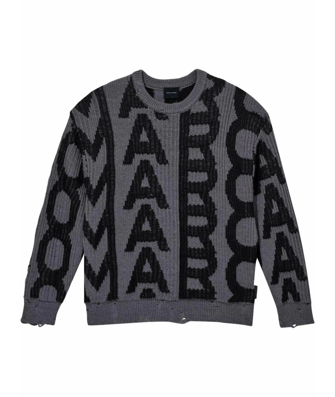 MARC JACOBS Антрацитовый шерстяной джемпер / свитер, фото 1
