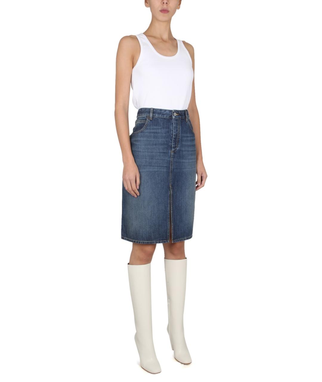 BOTTEGA VENETA Белая хлопковая блузы, фото 3