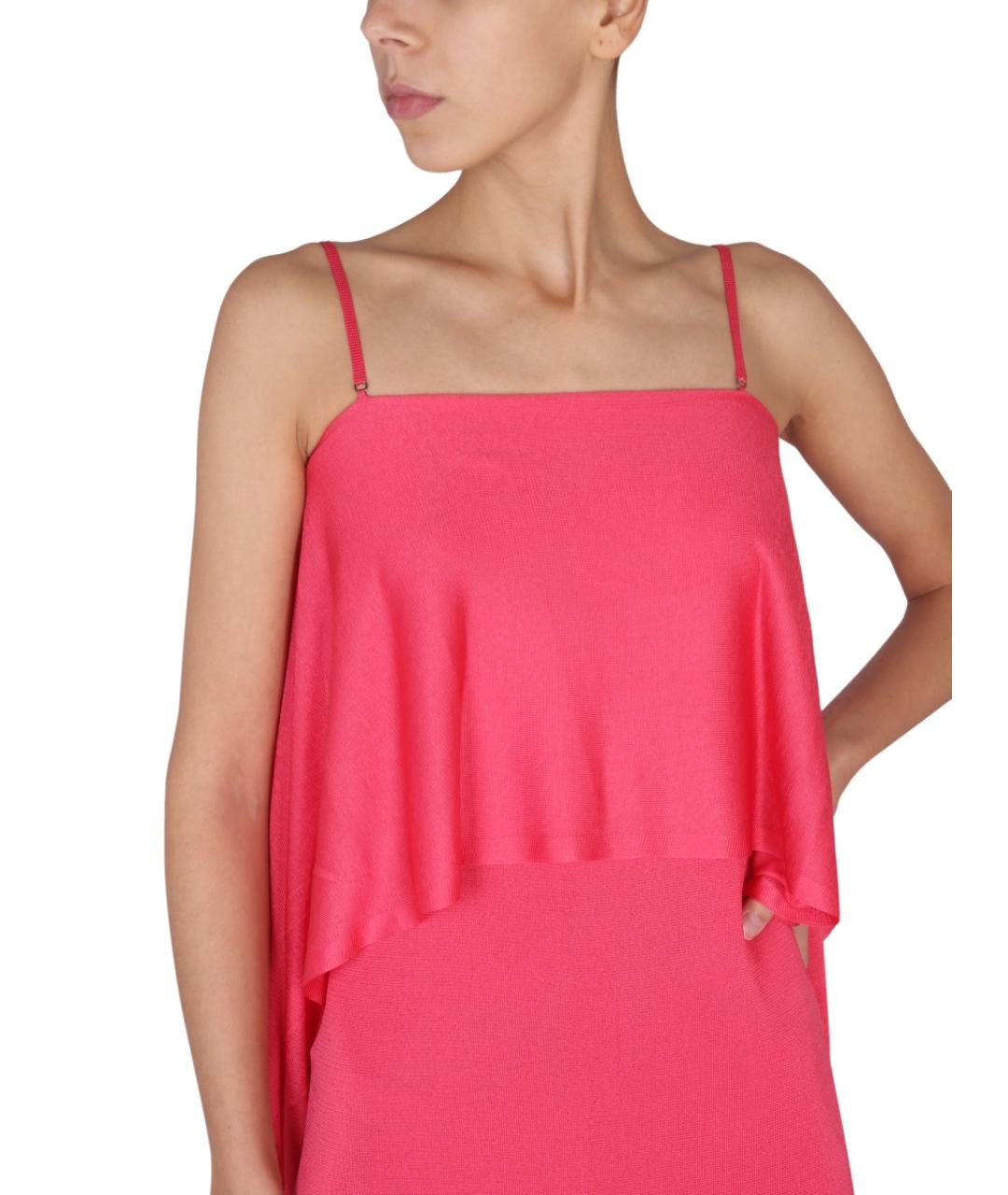 TOM FORD Фуксия вискозное повседневное платье, фото 5