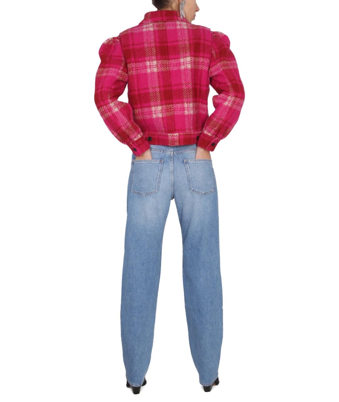 ISABEL MARANT ETOILE Синие хлопковые прямые джинсы, фото 2