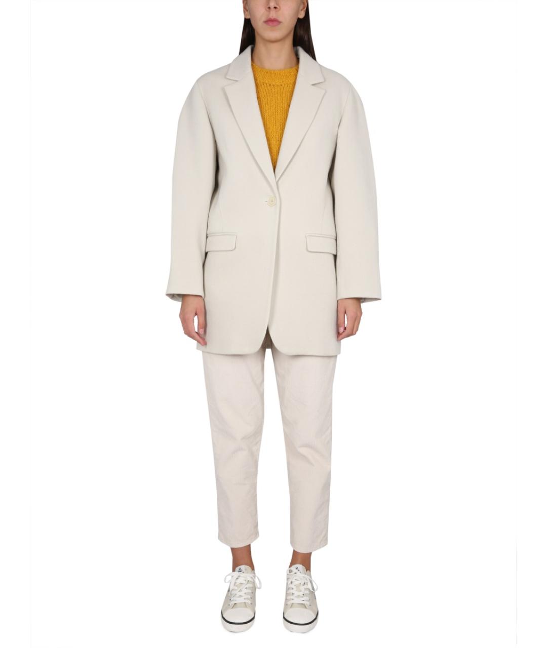 ISABEL MARANT Белый шерстяной жакет/пиджак, фото 2