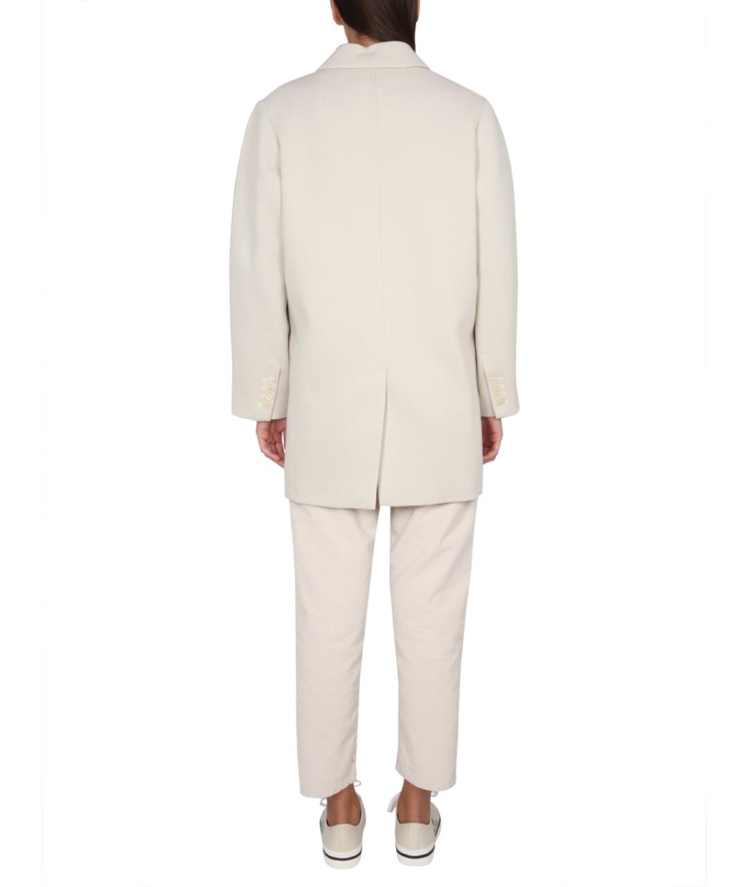 ISABEL MARANT Белый шерстяной жакет/пиджак, фото 4