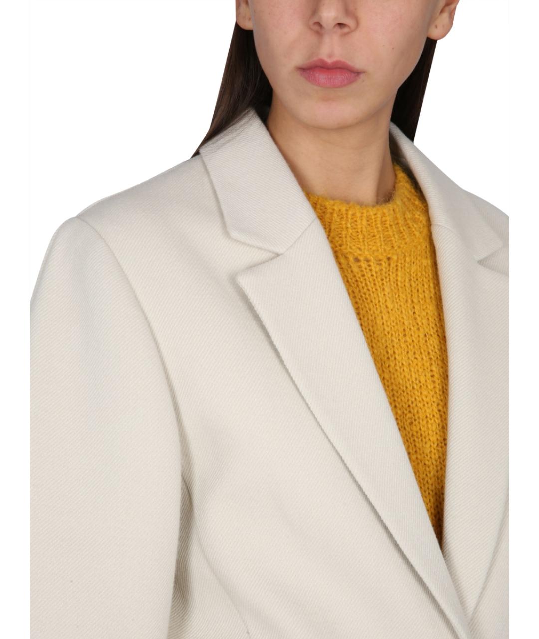 ISABEL MARANT Белый шерстяной жакет/пиджак, фото 5