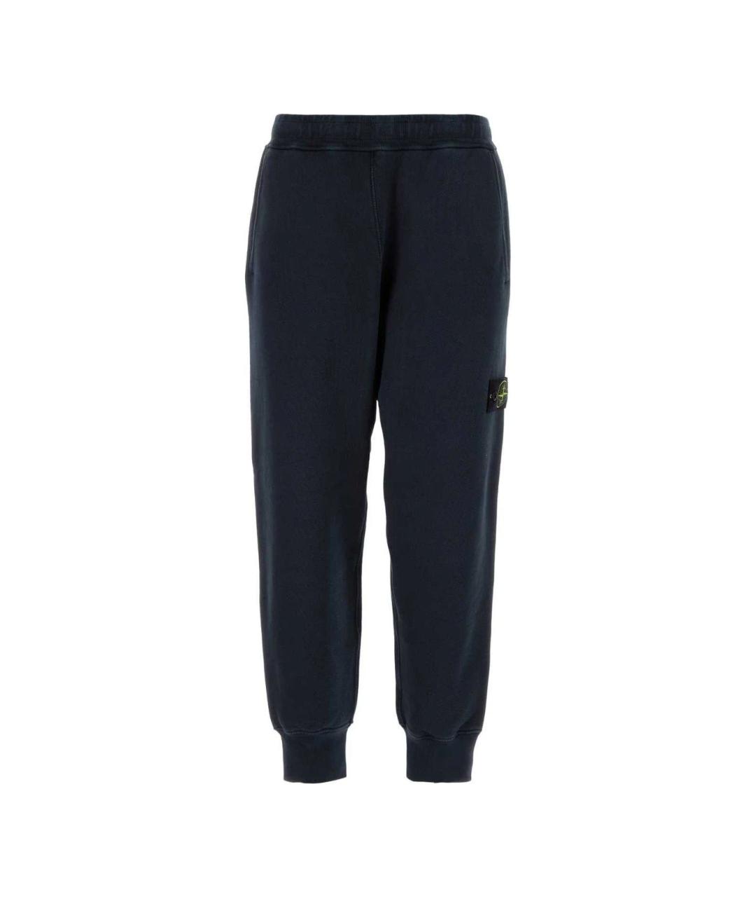 STONE ISLAND Синий хлопковый спортивный костюм, фото 1