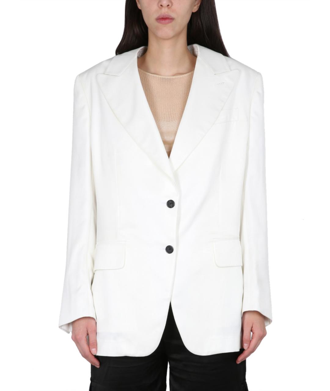 TOM FORD Белый вискозный жакет/пиджак, фото 2