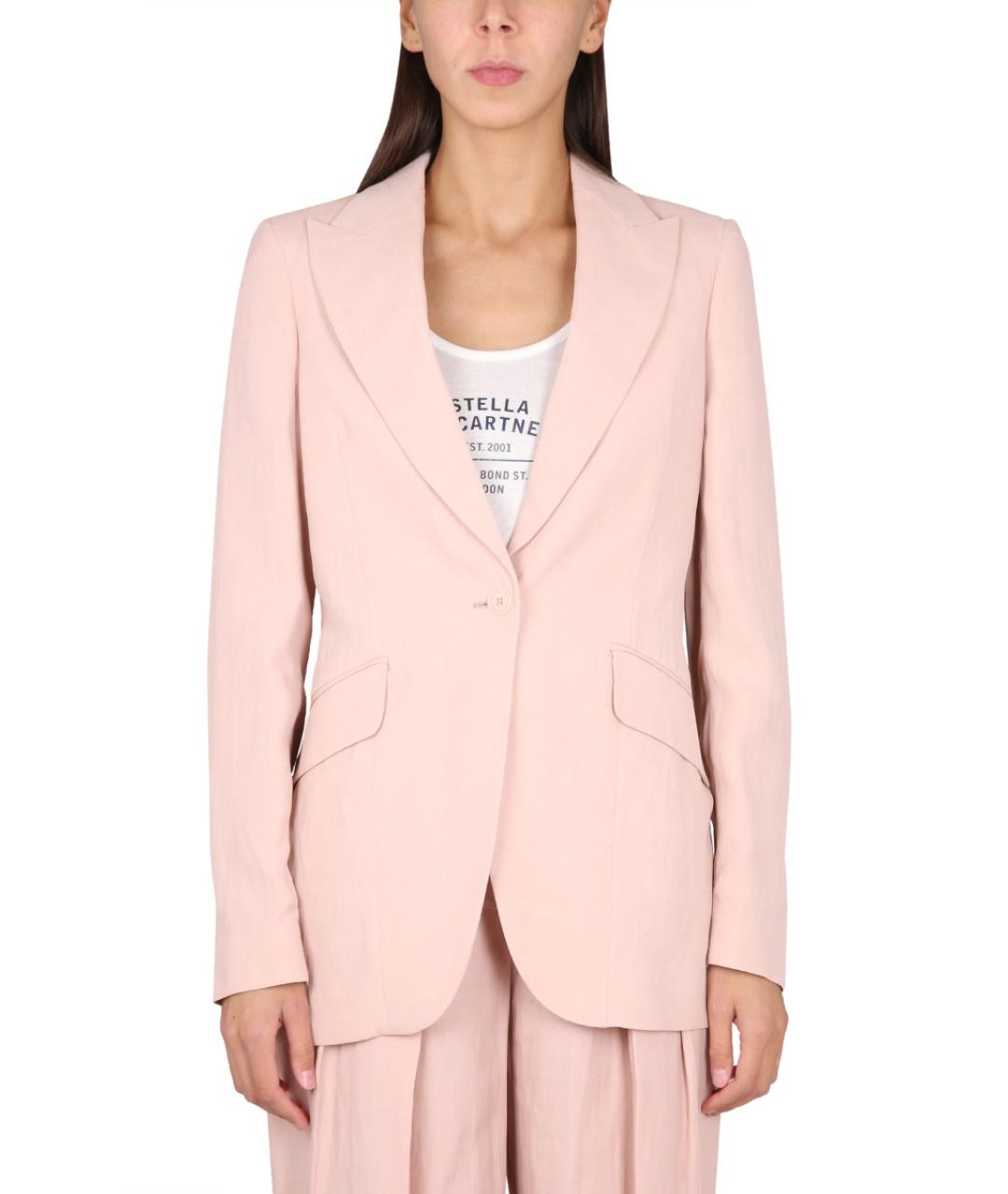 STELLA MCCARTNEY Розовый вискозный жакет/пиджак, фото 2