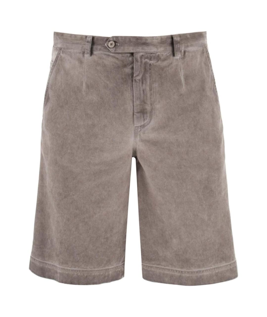DOLCE&GABBANA Серые хлопковые шорты, фото 1