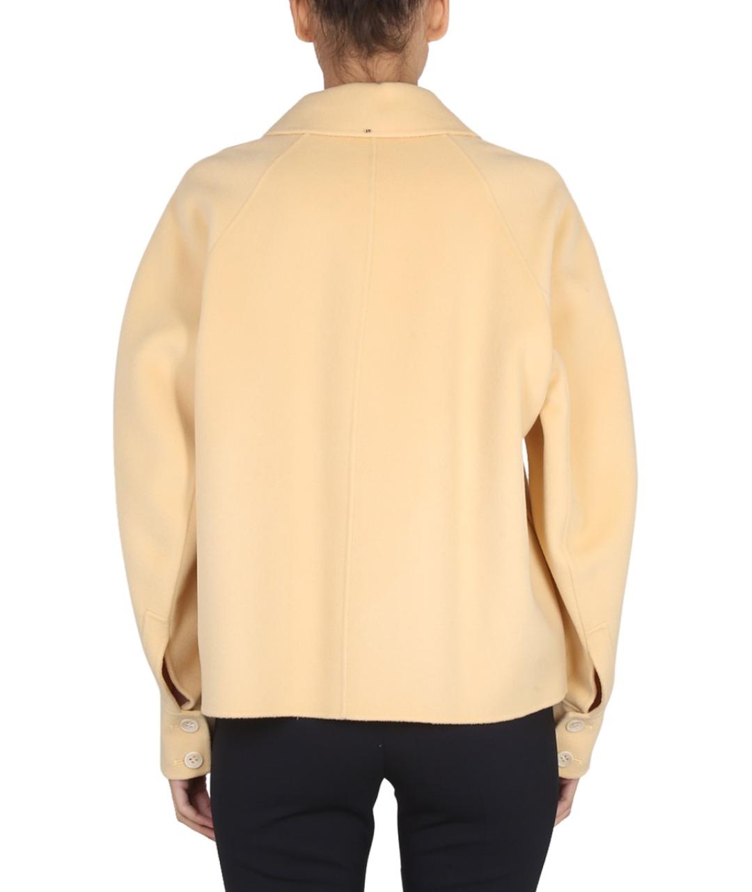 MAX MARA Бежевое шерстяное пальто, фото 3