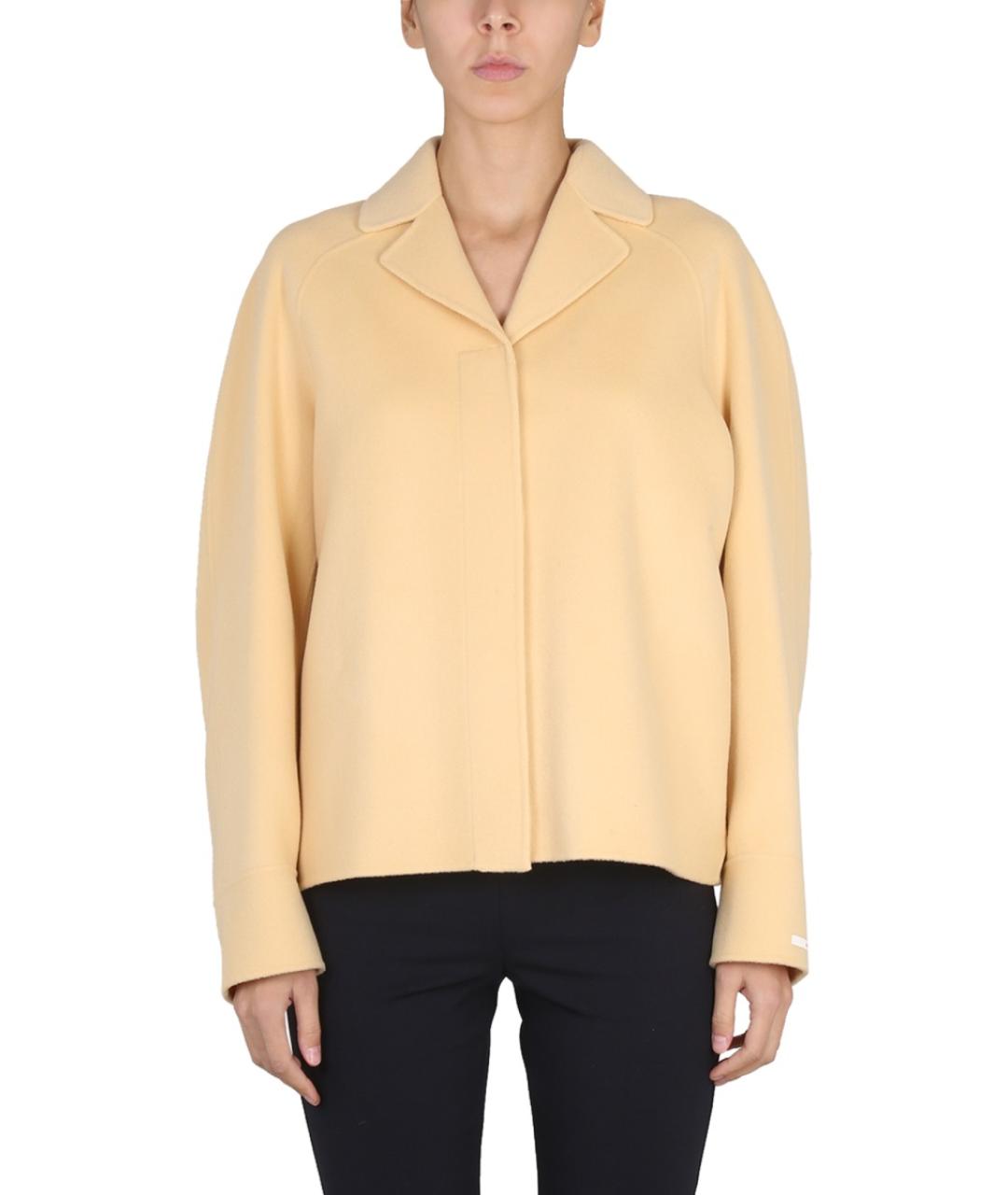 MAX MARA Бежевое шерстяное пальто, фото 5