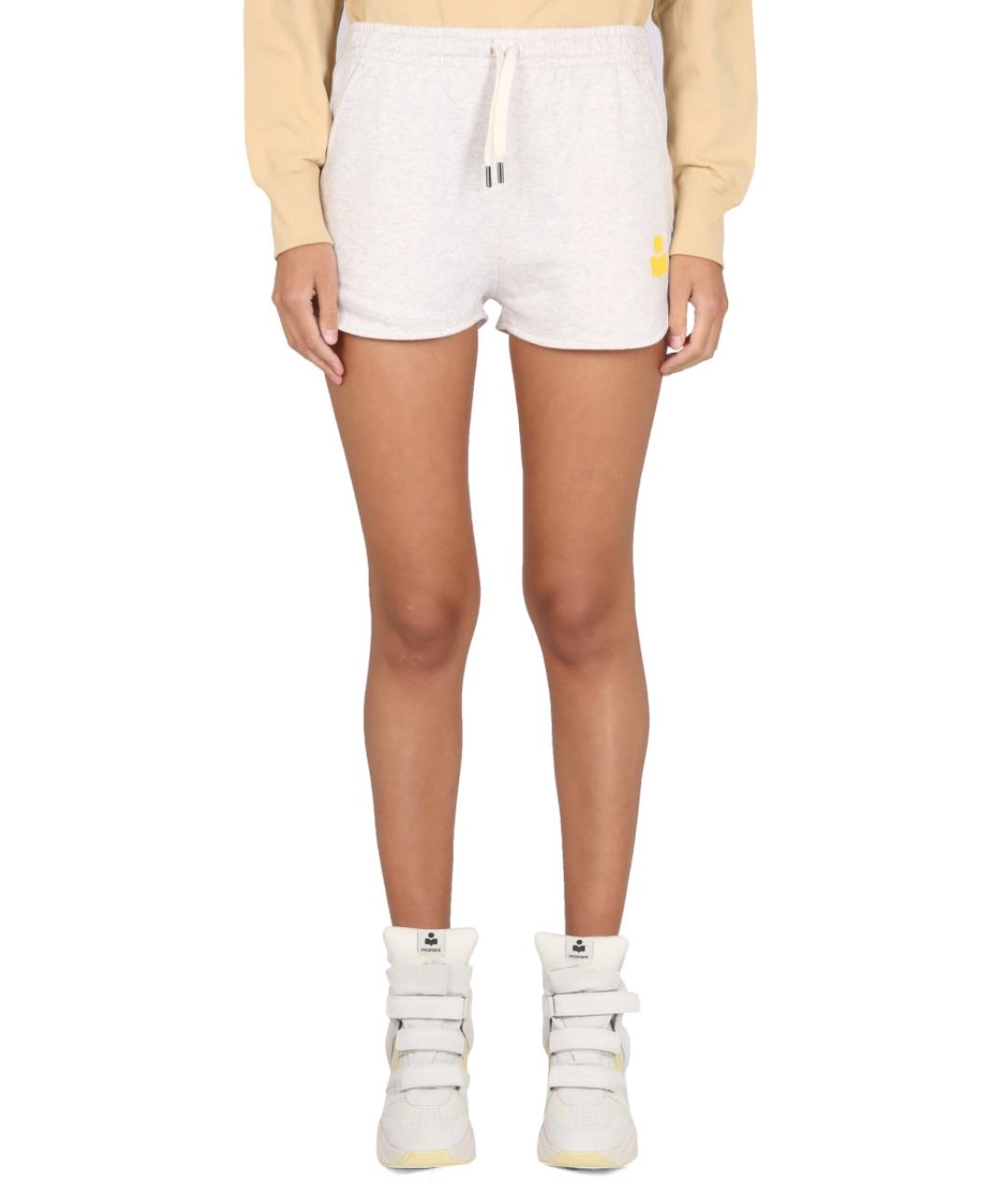 ISABEL MARANT ETOILE Белые хлопковые шорты, фото 2