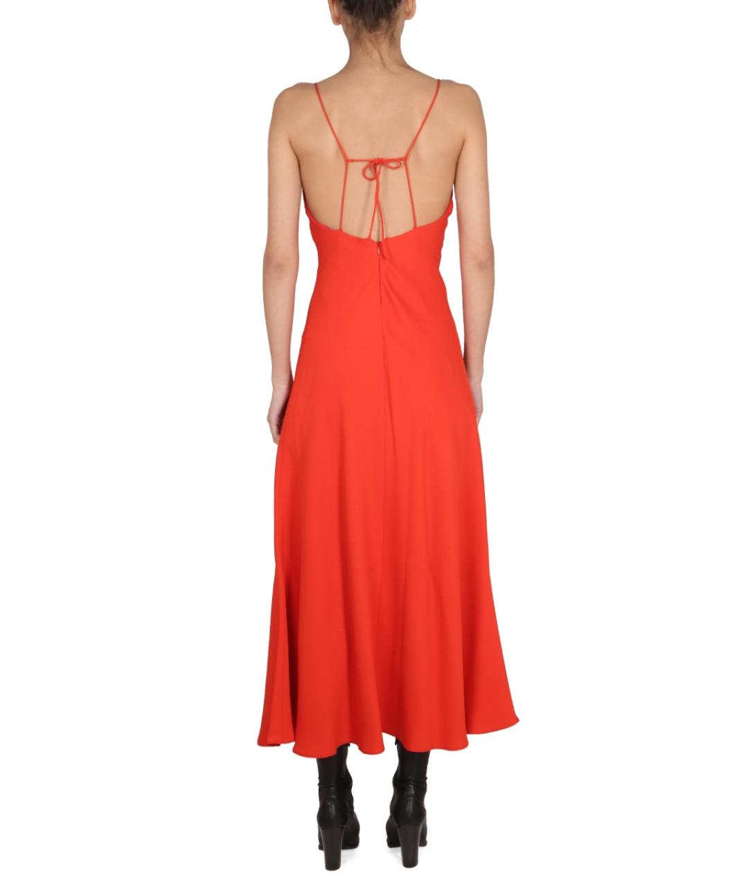 STELLA MCCARTNEY Красное вискозное повседневное платье, фото 3