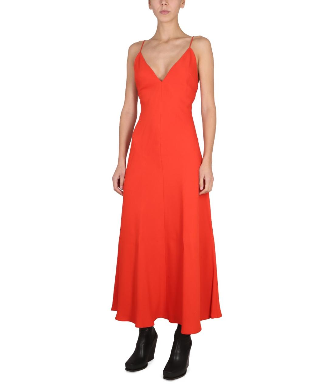 STELLA MCCARTNEY Красное вискозное повседневное платье, фото 4