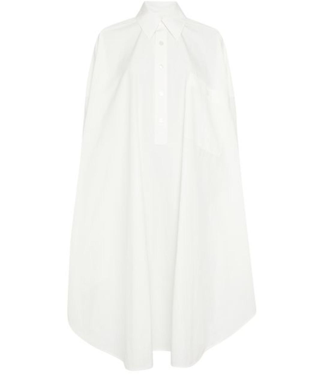 BOTTEGA VENETA Белое хлопковое повседневное платье, фото 1