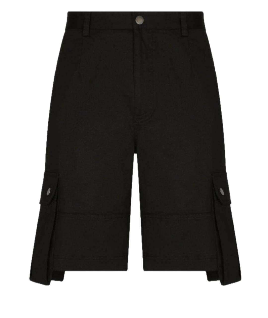 DOLCE&GABBANA Черные хлопковые шорты, фото 1