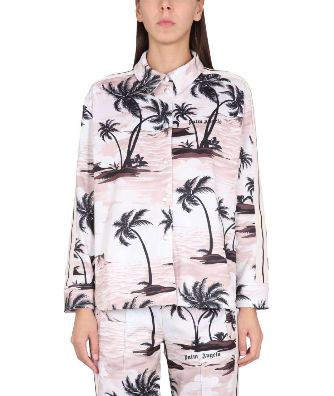 PALM ANGELS Мульти полиэстеровая рубашка, фото 2