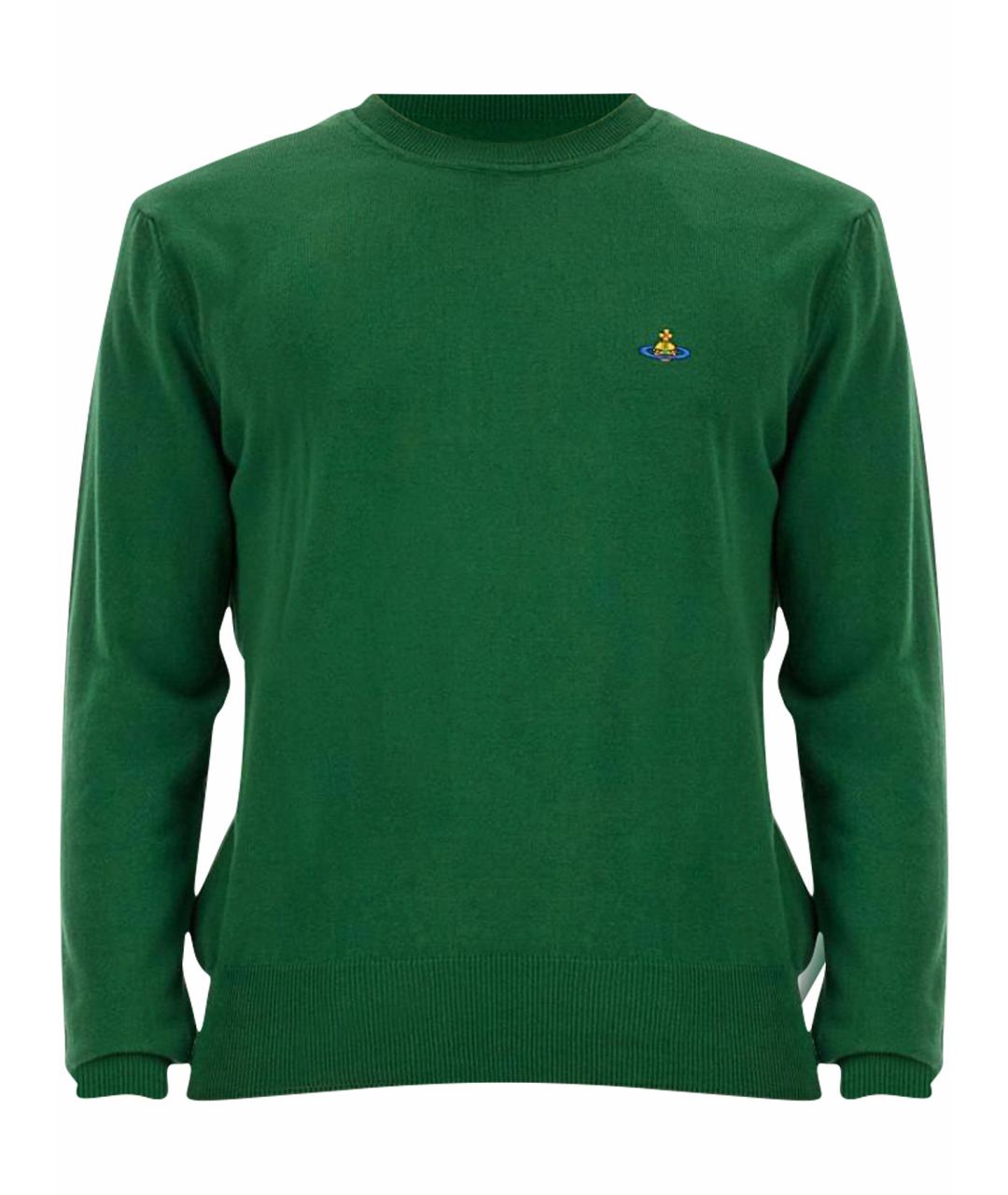 VIVIENNE WESTWOOD Зеленый шерстяной джемпер / свитер, фото 1