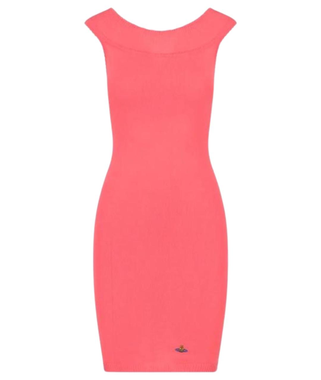 VIVIENNE WESTWOOD Розовое хлопковое повседневное платье, фото 1