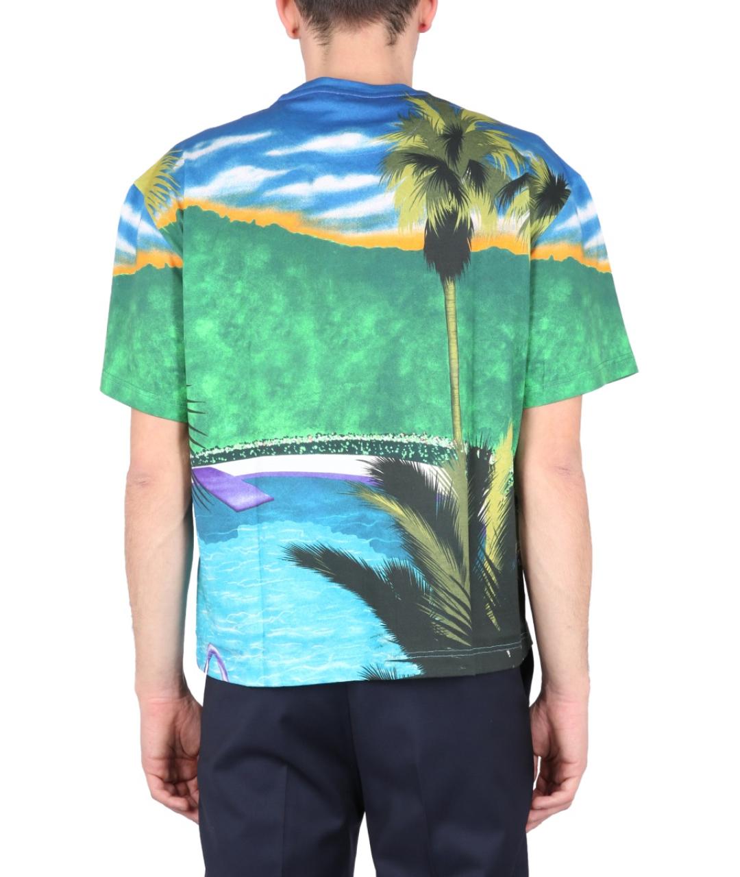ETRO Мульти хлопковая футболка, фото 4