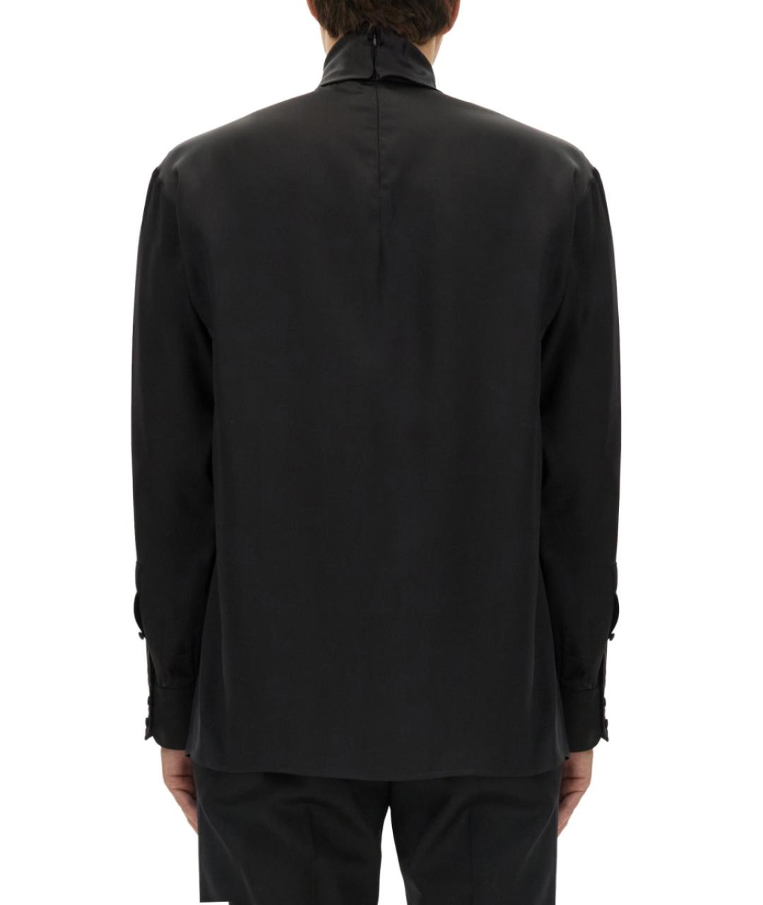 DOLCE&GABBANA Черный шелковый джемпер / свитер, фото 3