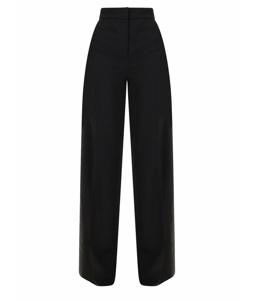 MAX MARA Черные прямые брюки, фото 1