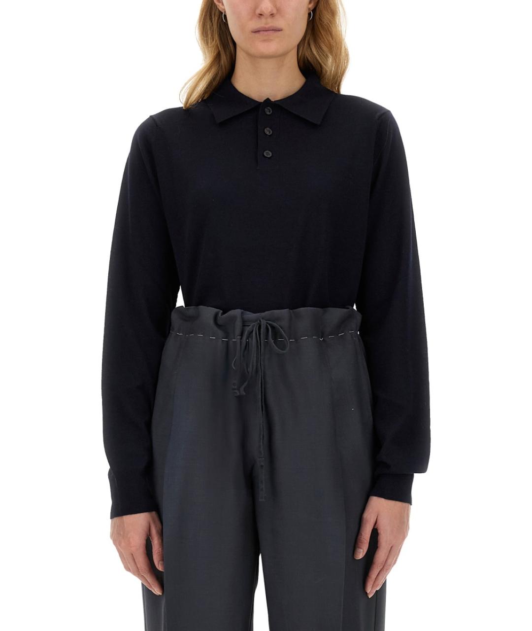 MAISON MARGIELA Синий шерстяной джемпер / свитер, фото 5