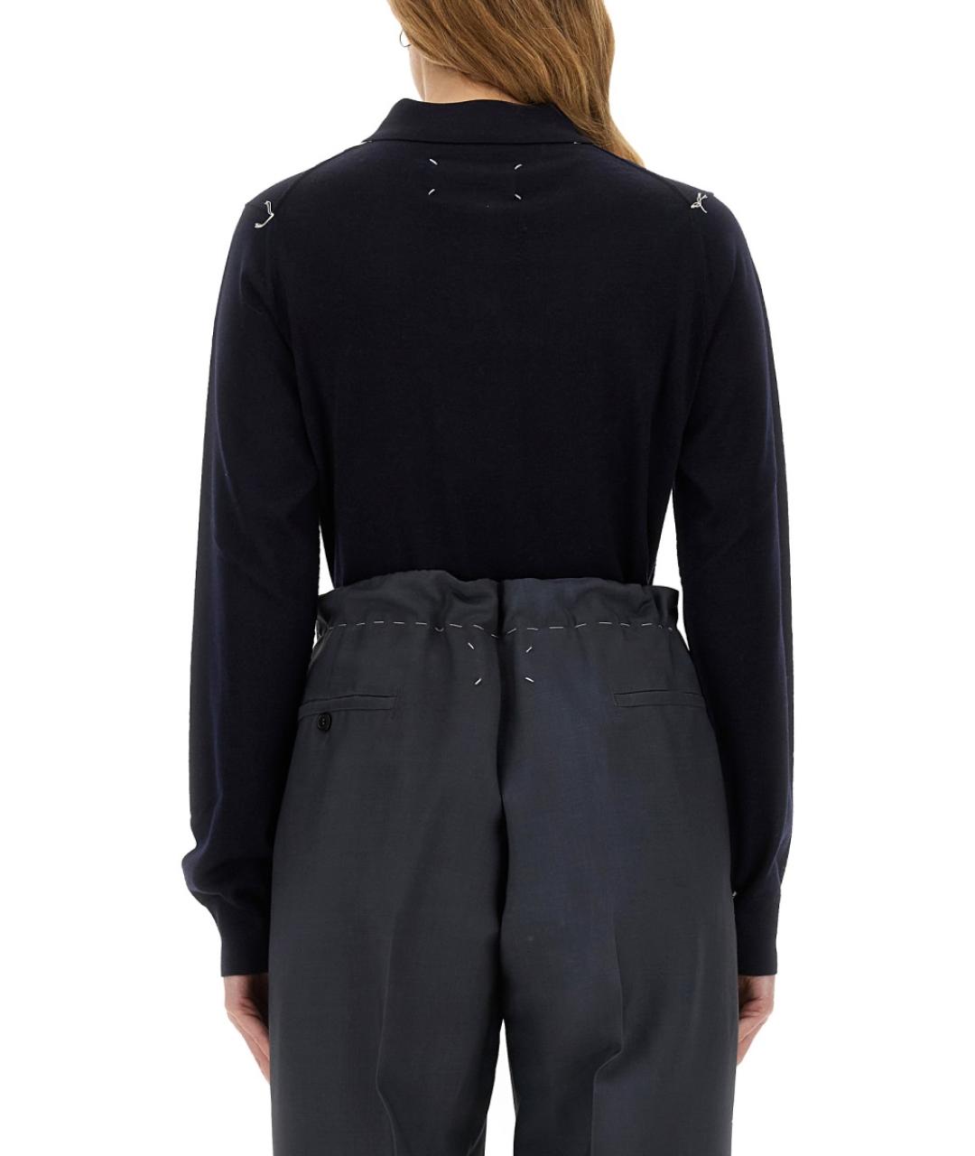 MAISON MARGIELA Синий шерстяной джемпер / свитер, фото 3