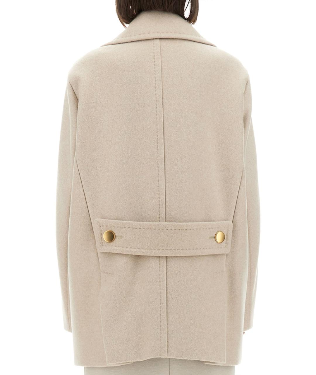 MAX MARA Бежевое кашемировое пальто, фото 4