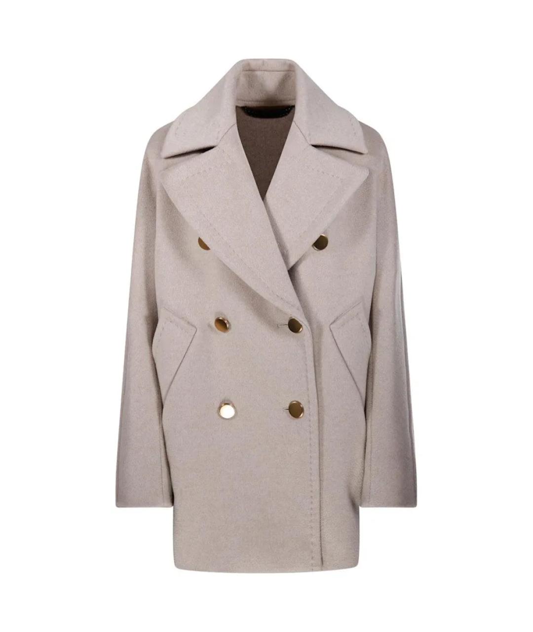 MAX MARA Бежевое кашемировое пальто, фото 1