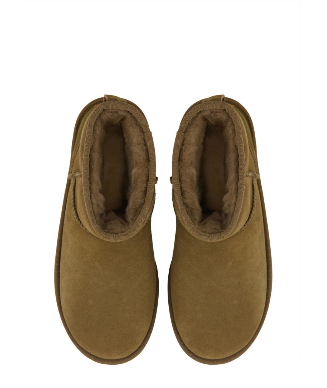 UGG AUSTRALIA Хаки замшевые ботинки, фото 6