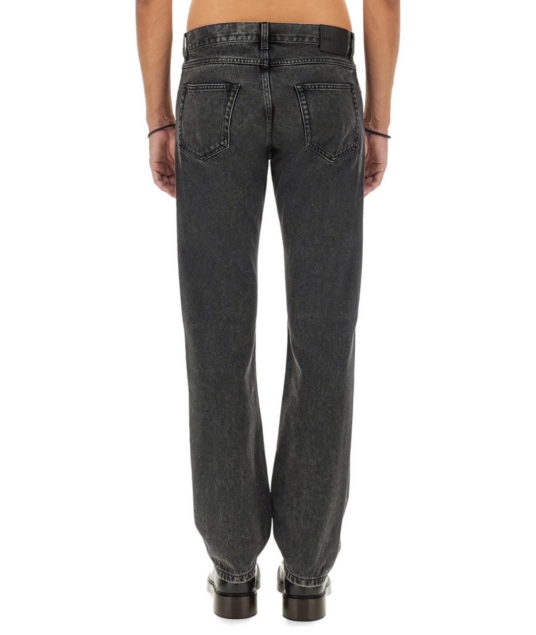 ALEXANDER MCQUEEN Черные хлопковые прямые джинсы, фото 4