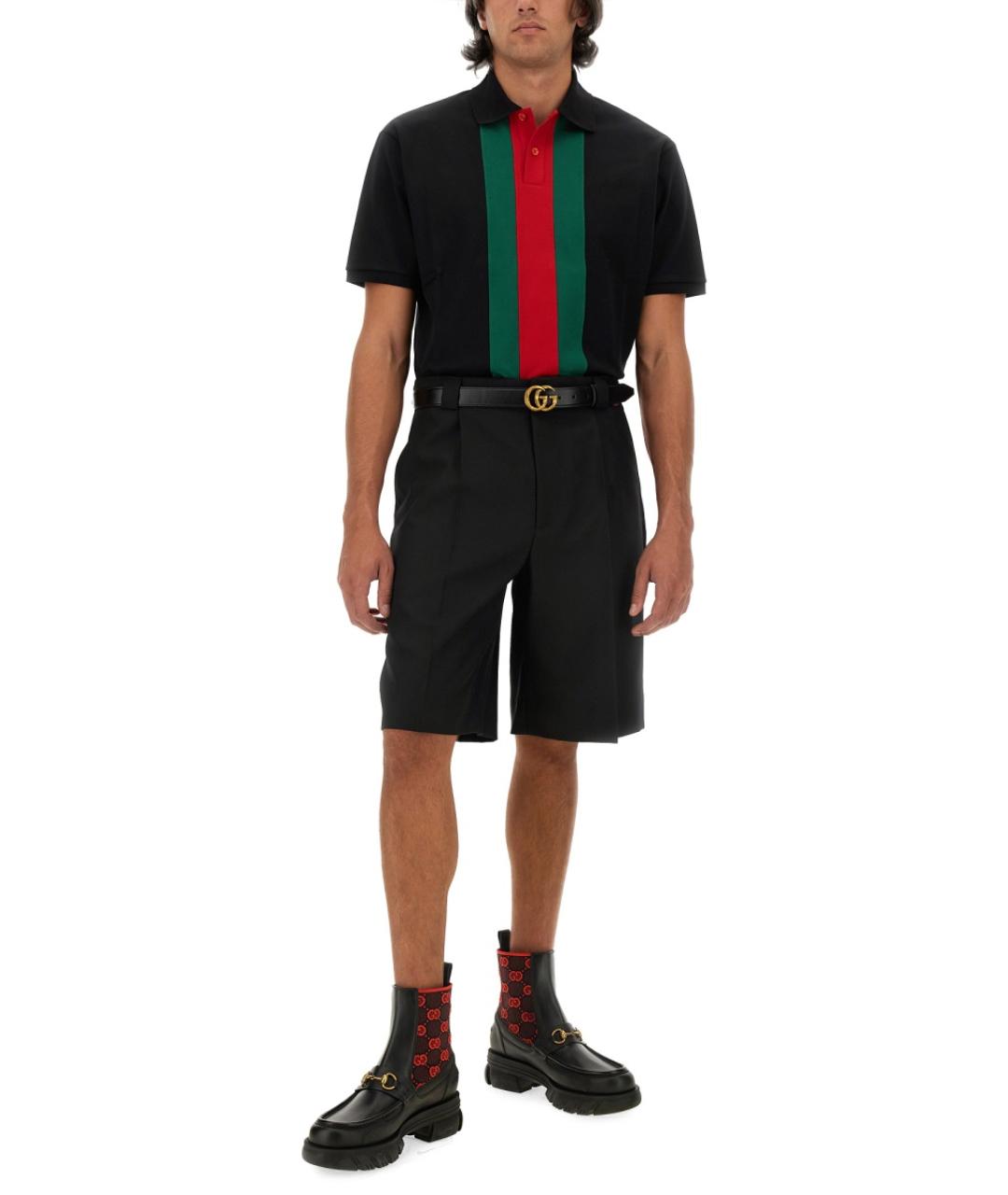 GUCCI Черные шорты, фото 3