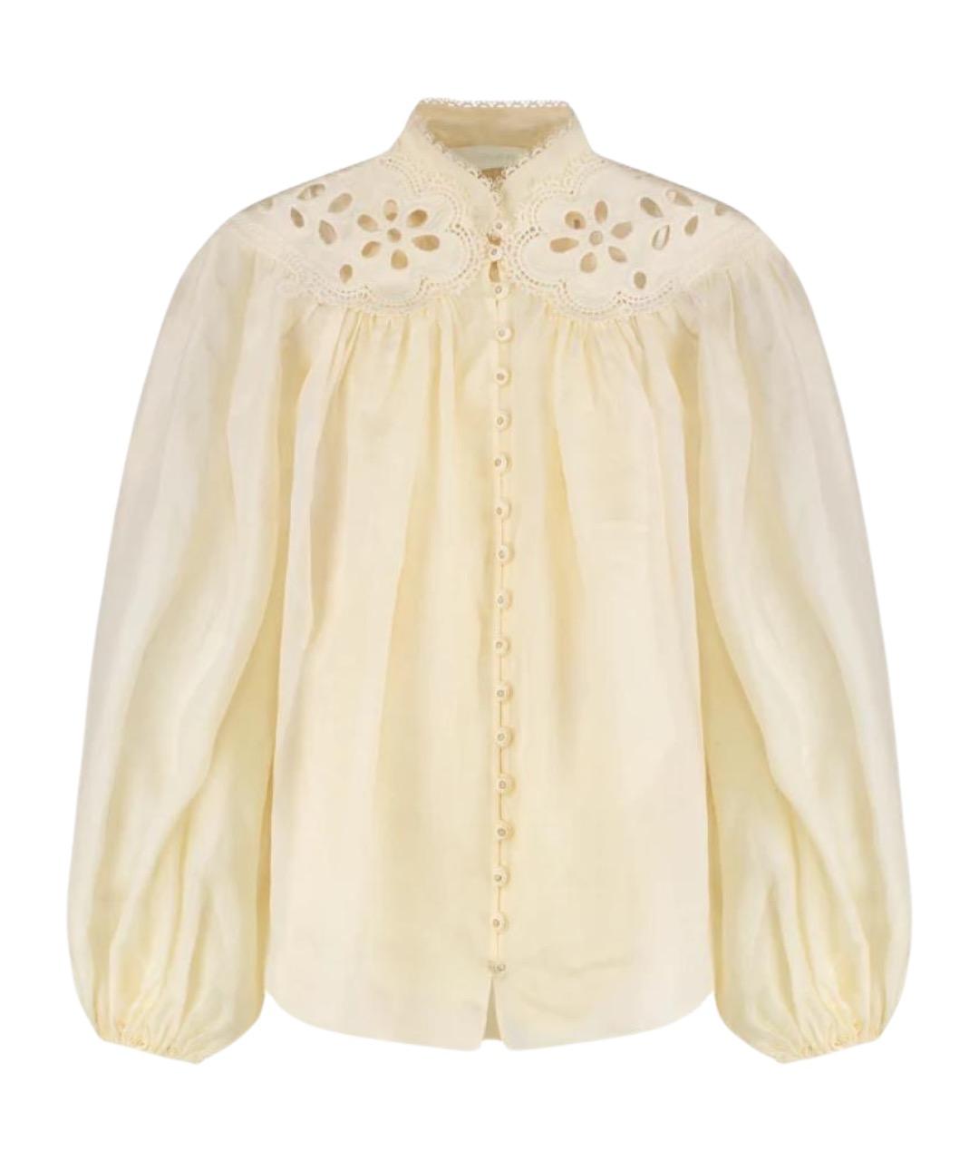 ZIMMERMANN Белая рубашка, фото 1