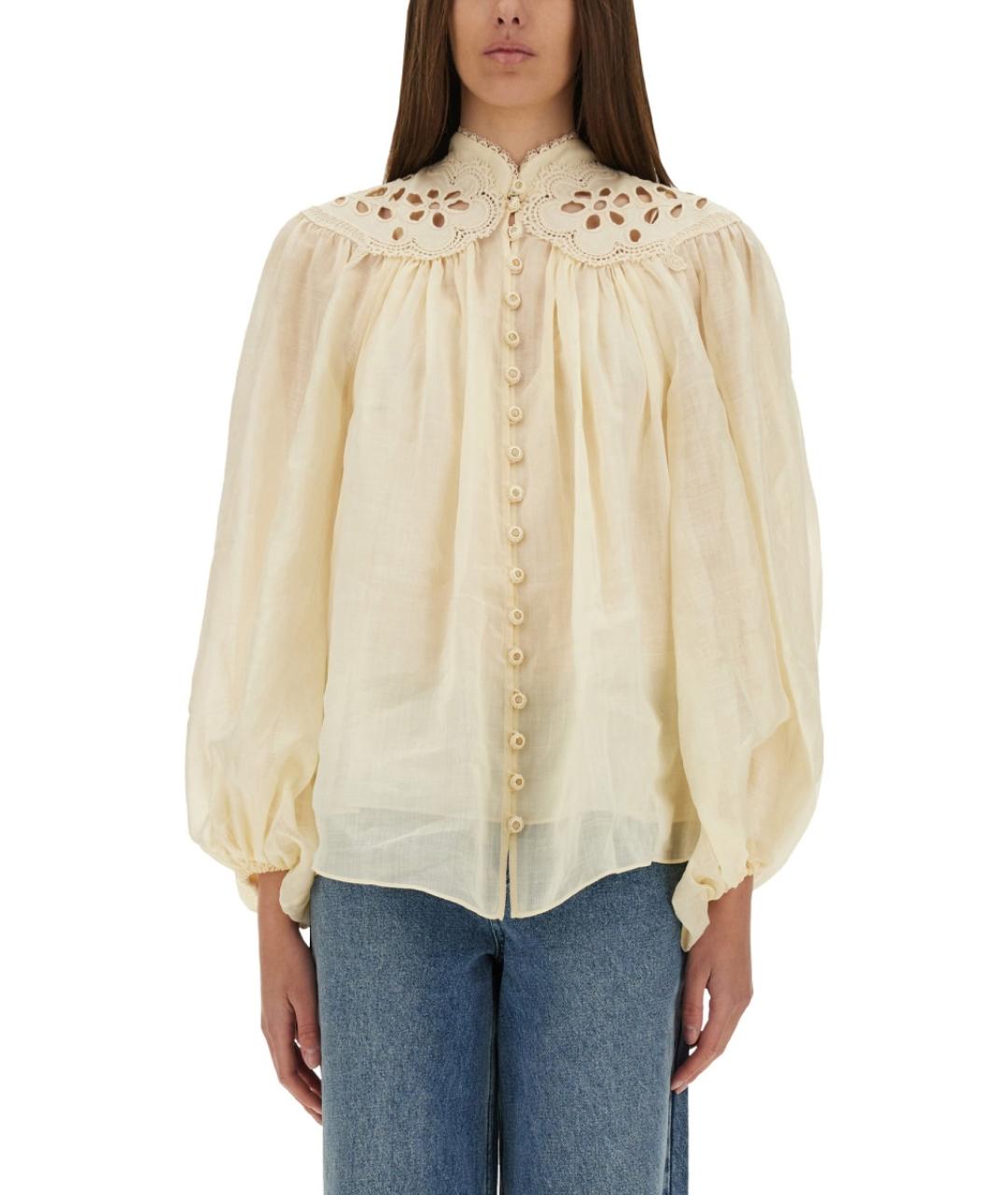 ZIMMERMANN Белая рубашка, фото 5
